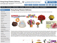 Tablet Screenshot of hongkongflowersdelivery.com